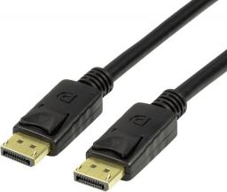 Kabel LogiLink DisplayPort - DisplayPort 2m czarny (CV0120)