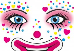  Herma HERMA Face Art Sticker Clown Annie