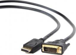 Kabel Gembird DisplayPort - DVI-D 1.8m czarny (CCDPMDVIM6)