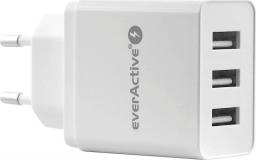 Ładowarka EverActive SC-300 3x USB-A 3.4 A (SC300)