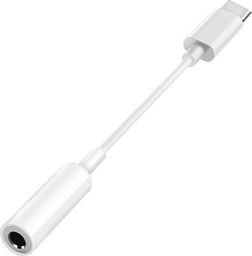 Adapter USB Hurtel USB-C USB-C - Jack 3.5mm Biały  (43733)