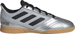 Adidas Buty piłkarskie adidas Predator 19.4 IN Sala JR srebrne G25829 38
