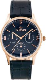 Zegarek Gino Rossi Zegarek  10737A-6F3 (zg258f) blue/r.g. uniwersalny