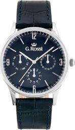 Zegarek Gino Rossi Zegarek  10737A-6F1 (zg258e) blue/silver uniwersalny