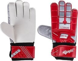 Allright Rękawice bramkarskie Titanium Allright 8 Red uniwersalny