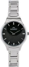 Zegarek Bisset BISSET BSBE45 - silver/black (zb551b) uniwersalny