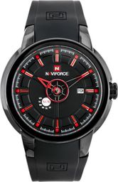 Zegarek Naviforce NAVIFORCE - NF9107 (zn080b) - black/red + box uniwersalny