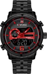 Zegarek Naviforce NAVIFORCE - NF9119 (zn066d) - black/red uniwersalny