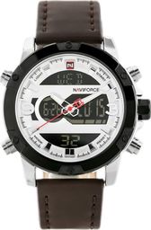 Zegarek Naviforce NAVIFORCE - NF9097 (zn043a) - brown/silver uniwersalny