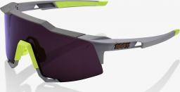  100% Okulary Speedcraft Soft Tact Midnight Mauve Dark Purple Lens