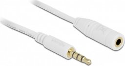 Kabel Delock Jack 3.5mm - Jack 3.5mm 1m biały (84480)