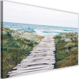  Feeby Obraz na płótnie – Canvas, drewniana ścieżka do morz 60x40