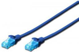  Digitus Patch cord U/UTP kat.5e PVC 0,5m niebieski (DK-1512-005/B)