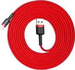Kabel USB Baseus USB-A - Lightning 3 m Czerwony (CALKLF-R09)