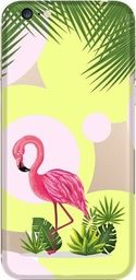  CaseGadget Nakładka do Apple iPhone 6/6s flamingi i kwiaty