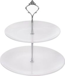 Orion Patera 2-piętrowa porcelanowa na CIASTO OWOCE uniwersalny