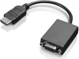 Adapter AV Lenovo HDMI - D-Sub (VGA) czarny (0B47069)