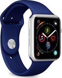  Puro PURO ICON Apple Watch Band - Elastyczny pasek sportowy do Apple Watch 42 / 44 mm (S/M & M/L) (Granatowy)