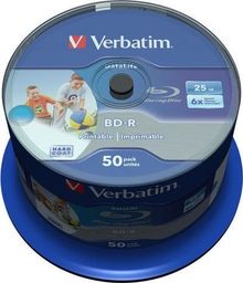  Verbatim BD-R 25 GB 6x 50 sztuk (43812)