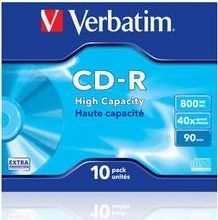  Verbatim CD-R 800 MB 40x 10 sztuk (43428)