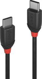 Kabel USB Lindy USB-C - USB-C 0.5 m Czarny (36905)