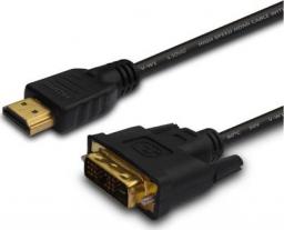 Kabel Savio HDMI - DVI-D 1.5m czarny (SAVIOCL10)