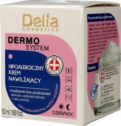  Delia Krem do twarzy Dermo System Hipoalergiczny nawilżający 50ml