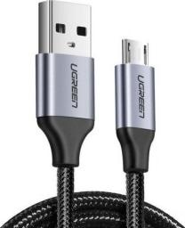 Kabel USB Ugreen USB-A - microUSB 1.5 m Szary (60147)