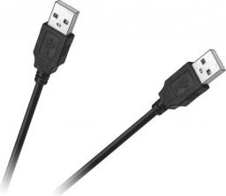 Kabel USB Deco-Line USB-A - USB-A 3 m Czarny (4957)