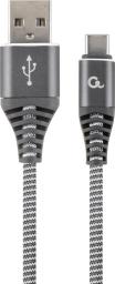 Kabel USB Gembird USB-A - USB-C 2 m Szary (CC-USB2B-AMCM-2M-WB2)