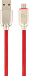 Kabel USB Gembird USB-A - microUSB 1 m Czerwony (CC-USB2R-AMmBM-1M-R)