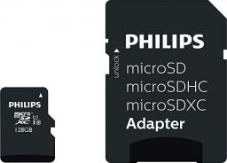 Karta Philips MicroSDXC 128 GB Class 10 UHS-I/U1  (FM12MP45B/10)