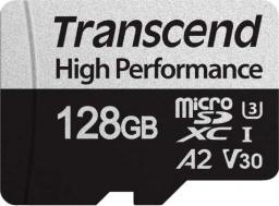 Karta Transcend 330S MicroSDXC 128 GB Class 10 UHS-I/U3 A2 V30 (TS128GUSD330S)