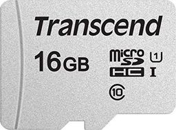 Karta Transcend 300S MicroSDHC 16 GB Class 10 UHS-I/U1 V30 (TS16GUSD300S)