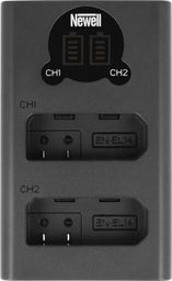 Ładowarka do aparatu Newell Ładowarka dwukanałowa Newell DL-USB-C do akumulatorów EN-EL14