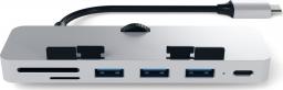 HUB USB Satechi Clamp Hub Pro 1x SD 1x USB-C 1x microSD  + 3x USB-A 3.0 (ST-TCIMHS)