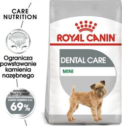  Royal Canin Royal Canin Mini Dental Care karma sucha dla psów dorosłych ras małych do 10 kg higiena zębów 3kg