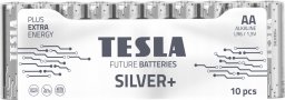  Tesla TESLA SILVER Alkaline baterie AA (LR06, tužková, shrink) 10 ks