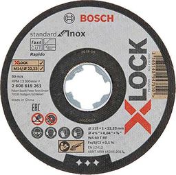  Bosch Bosch X-LOCK separation 115x1,0 h f INOX - 2608619261 straight