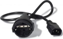 Kabel zasilający APC PWR CORD C14 to CEE 7/7 Schuko 0.6m (AP9880)