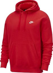  Nike Bluza męska Nsw Club Hoodie czerwona r. XL (BV2654 657)