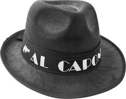 GoDan Kapelusz gangsterski Al Capone - czarny - 1 szt. uniwersalny