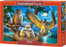 Castorland Puzzle 500 Owl Family CASTOR
