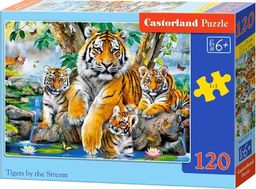  Castorland Puzzle 120 Tigers by the Stream CASTOR