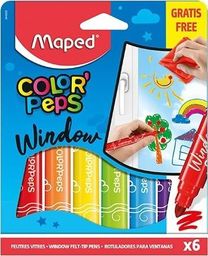  Maped Flamastry do szyb Colorpeps Window 5 kolorów MAPED