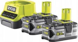 Ryobi zestaw akumulatory 2x5,0AH z ładowarką RC18120-250 (5133003364)