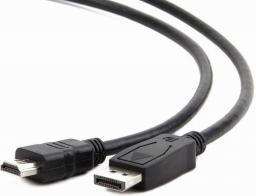 Kabel Gembird DisplayPort - HDMI 3m czarny (CC-DP-HDMI-3M)