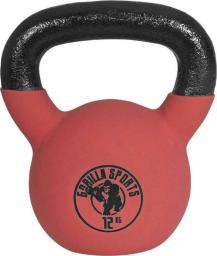 Kettlebell Gorilla Sports gumowany 12 kg