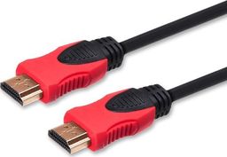 Kabel Savio HDMI - HDMI 10m czerwony (SAVIO CL-141)