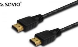 Kabel Savio HDMI - HDMI 1.5m czarny (SAVIO CL-01Z)